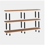 Hanah home polica za knjige zen, black