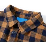  Dječja karirana košulja boja konjaka i plava 92 | shoptok.hr