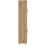  Highboard Umjetnički hrast 69,5 x 34 x 180 cm Konstruirano drvo | shoptok.hr