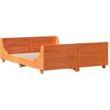  Okvir kreveta bez madraca voštano smeđi 140x190 cm od borovine | shoptok.hr