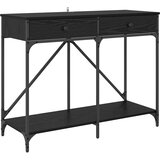  Konzolna stolica s ladicama Crni hrast 100 x 39 x 78,5 cm | shoptok.hr