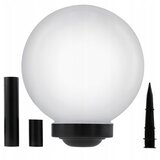  LED solarna lampa LED/1,2V 6500K 200 mAh prečnika 25 cm IP44 bela/crna | Eponuda.com