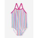 name it White Girly Striped Swimwear Ziza - Girls | ePonuda.com