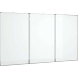  Magnetna bijela ploča sklopiva 180 x 80 x 1,7 cm aluminijska | shoptok.hr
