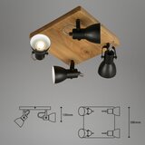 BRILO VINTAGE reflektor 4xGU10/35W/230V | Eponuda.com