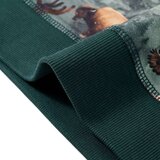  Dječja topla majica tamnozelena 128 | shoptok.hr