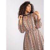 Italy Moda Dress-DHJ-SK-15177-1.04P-dark beige | ePonuda.com