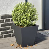  Vrtne sadilice 2 kom antracit 30x30x30 cm čelične | shoptok.hr