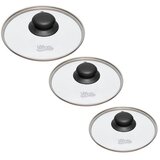 Heinner set od 3 staklena poklopca: 20 / 18 / 16 CM Cijene