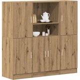  3-dijelni set kuhinjskih ormarića Artisan hrast izrađen od drva | shoptok.hr