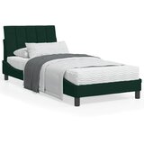  Krevet s madracem Hanko tamnozeleni 90x200 cm baršunasti | shoptok.hr
