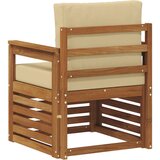  Set vanjskih sofa s jastukom Prirodna 71 x 63 x 73 cm | shoptok.hr