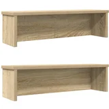 vidaXL Kuhinjski regali za zlaganje 2 kosa sonoma hrast 50x15x16 cm