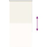 vidaXL Rolo zavjesa prljavobijeli 85x130 cm Širina tkanine 80,7 cm | shoptok.hr