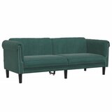 Maison Chic kavč - Sofa - Kanape trosed temno zelena žamet, (21726598) Cene