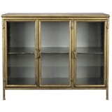 Dutchbone kovinska vitrina v zlati barvi 100x80x38,5 cm gertlush – | Shoptok.si