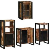 vidaXL Set namještaja za kupaonicu Zidne 4 pcs Čvrsto reciklirano drvo | shoptok.hr