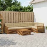  Set vanjskih sofa 6 kom. Prirodna i bež | shoptok.hr