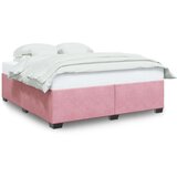  Okvir za krevet ružičasti 180x200 cm baršunasti | shoptok.hr