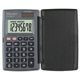 VECTOR KAV CH-862D pocket calculator with cover, grey | shoptok.hr