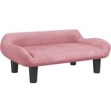 Maison Chic Otroški kavč - Otroški divan - Otroški sedež roza 70x40x24 cm žamet, (21729565) Cene