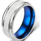 IZMAEL Prstan TR-17243 - Srebrna / Modra / 62mm | Shoptok.si