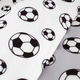Catherine Lansfield Svijetlo siva dječja posteljina za bračni krevet od flisa 200x200 cm Football – | shoptok.hr