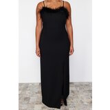 Trendyol Curve Black Finike Woven Plus Size Dress | Eponuda.ba