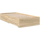  Krevetna Okvir Sonoma Hrast 90x190 cm Konstruirano Drvo | shoptok.hr