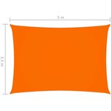 vidaXL Senčno jadro oksford blago pravokotno 3,5x5 m oranžno, (20965493) | Shoptok.si