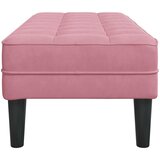 Klupa s jastukom Ružičasta 113 x 57 x 39 cm Baršun | shoptok.hr