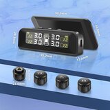 AVUTREL TPMS sistem za nadzor tlaka v pnevmatikah, solarno in USB | Shoptok.si
