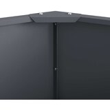  Cvetlično korito Antracit 120 x 120 x 35 cm Jeklo, (5000207705) | Shoptok.si