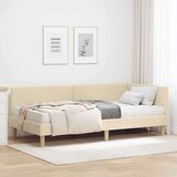  Kotni okvir postelje z matrico Drugo 2 pcs krema blago, (5000121438) | Shoptok.si