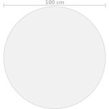  Zaštita za stol mat Ø 100 cm 1,6 mm PVC | shoptok.hr