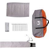 Šator s kupolom s krovom Siva i narančasta 505 x 450 x 248 cm | shoptok.hr