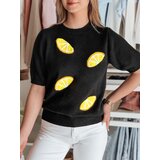 DStreet Sweter damskie oversize z cytrynami CYTRYNKA czarny | shoptok.hr