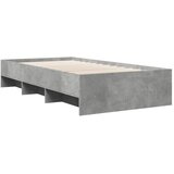  Okvir kreveta boja betona 90 x 190 cm od konstruiranog drva | shoptok.hr