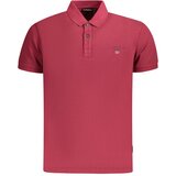 Napapijri Majica 'Elbas' tamno crvena / crna / bijela | shoptok.hr