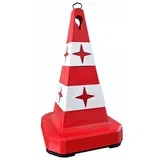 jednodelni putarski čunj cat eye - pvc 60 cm