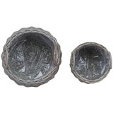  Vazon koš s pohranom 2 pcs Siva Lacak Ratan - Siva | shoptok.hr