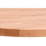 Stolna ploča Ø40x4 cm okrugla od masivne bukovine | shoptok.hr