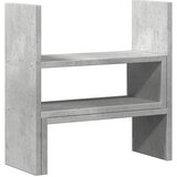 vidaXL Organizator za mizo nastavljiv betonsko siv 40x17x41 cm les Cene