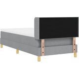  s opruga kutije Svijetlo siva 200 x 100 cm tkanina | shoptok.hr