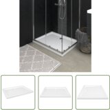 The Living Store Tuš kad s pikami bela 90x70x4 cm ABS - Kad Za Tuš, (21738222) Cene