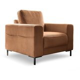 Miuform Narančasta/smeđa fotelja od samta Lofty Lilly – | shoptok.hr