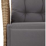  4-dijelni vrtni blagovaonski set od poliratana s jastucima bež | shoptok.hr