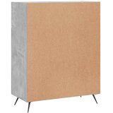  Komoda siva boja betona 69,5x34x90 cm od konstruiranog drva Slike
