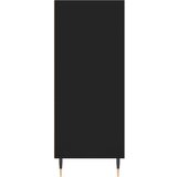  Visoka komoda crna 57 x 35 x 90 cm od konstruiranog drva | Eponuda.ba