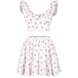 Trendyol Cherry Patterned Frill Detailed Bottom Top Set | Shoptok.si